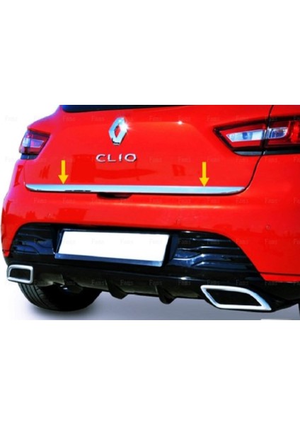 Renault Clio 4 Krom Bagaj Alt Çıtası 2012-2019 Paslanmaz Çelik (HB) modelleri