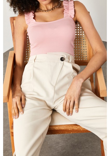 Pembe Büzgü Askılı Bluz 1YZK2-11710-20 modelleri