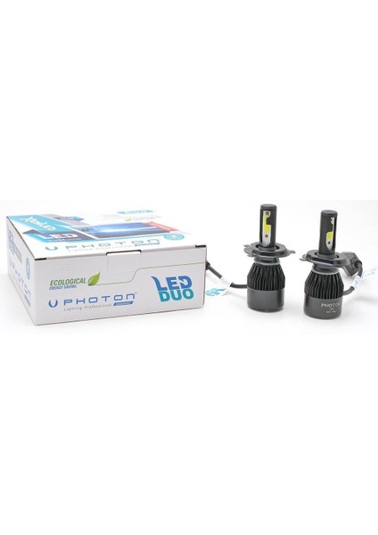 H4 Uzun Kısa Photon Duo LED Xenon Beyaz Işık 12V H4 Uzun Kısa LED Zenon Şimşek Etkili Garantilih4 Uzun Kısa Photon Duo LED Xenon Beyaz Işık 12V H4 Uz fiyatları
