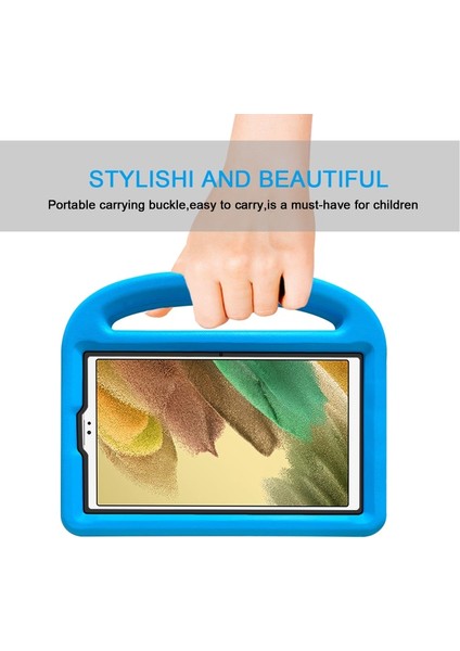 Galaxy Tab A7 Lite 8.7" Için Standlı Eva Tablet Kılıfı - Mavi (Yurt Dışından)