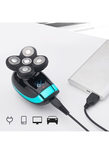 Elektrikli Tıraş Makinesi - Mavi (Yurt Dışından) fırsatları