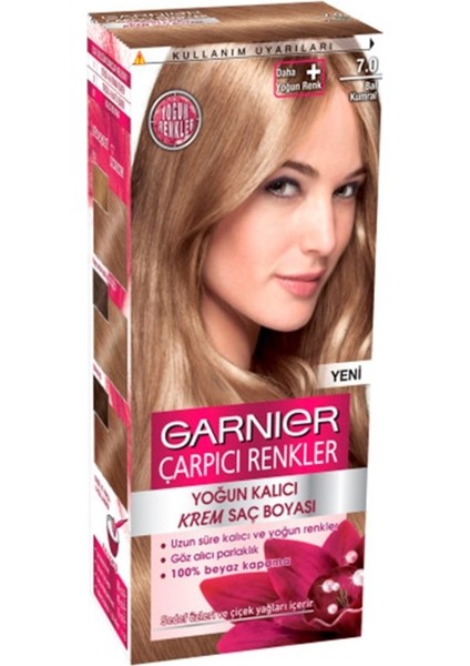 Çarpıcı Renkler Saç Boyası 7 Yoğun Kumral