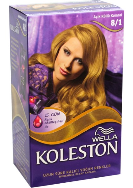 Koleston Set Saç Boyası 8.1 Küllü Kumral
