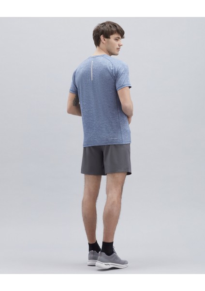 Seamless M Crew Neck T-Shirt Lacivert Erkek T-Shirt S221507-410 modelleri