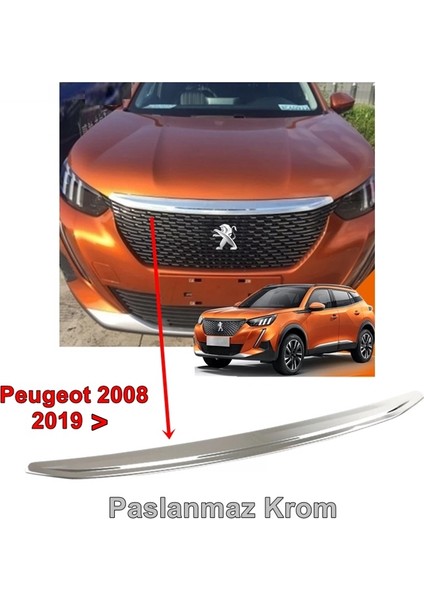 Peugeot 2008 Ön Kaput Çıtası 2019 Sonrası 1 Parça P Çelik fiyatları