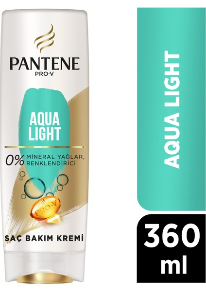 Pro-V Aqualight Saç Bakım Kremi; Yağlı Saçlar Için 360ml