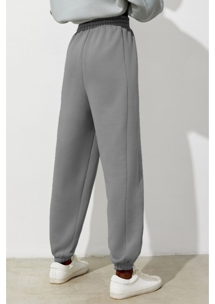 Kadın Boyalı Gri Comfort Fit Eşofman Altı MG1353 fiyatları