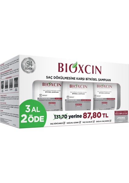 Genesis Şampuan 3 Al 2 Öde / Kuru-Normal Saçlar Için 300 ml