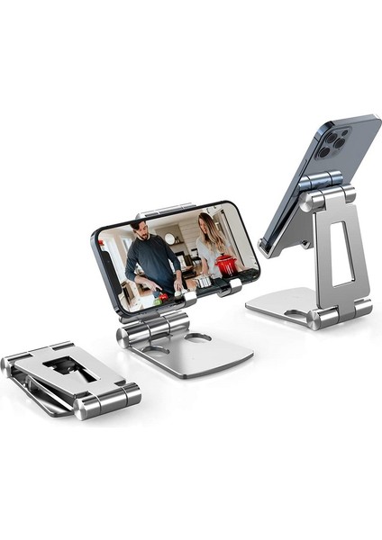 Telefon Tutucu Stand -Gümüş (Yurt Dışından)