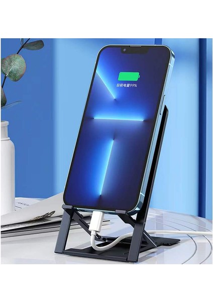 Ayarlanabilir Cep Telefon Tutucu Stand -Siyah (Yurt Dışından)