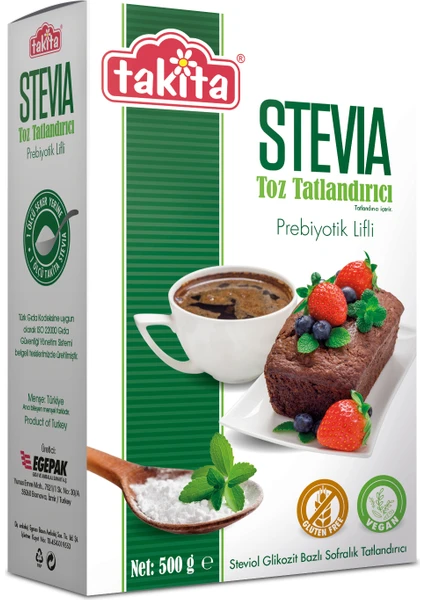 Stevia Prebiyotik Lifli Tatlandırıcı