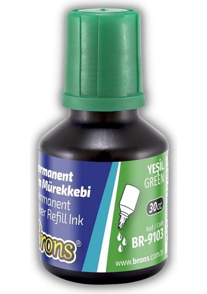 Markör Permanent Kalem Mürekkebi 30 ml 1 Adet Brons Koli Çuval Kalemi Mürekkebi 1 Adet