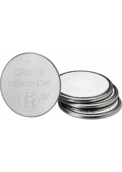 1 Kart 5 Adet 5'li Paket Cr 2016 Pil Bios Para Baskül Tartı Bios Kumanda Anahtar CR2016 3V Lityum Pil