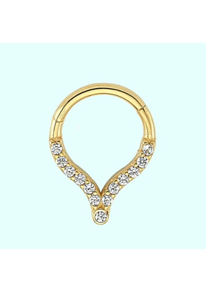 Altın Halka Piercing Suyolu 14 Ayar