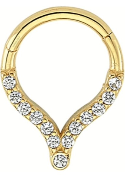 Altın Halka Piercing Suyolu 14 Ayar