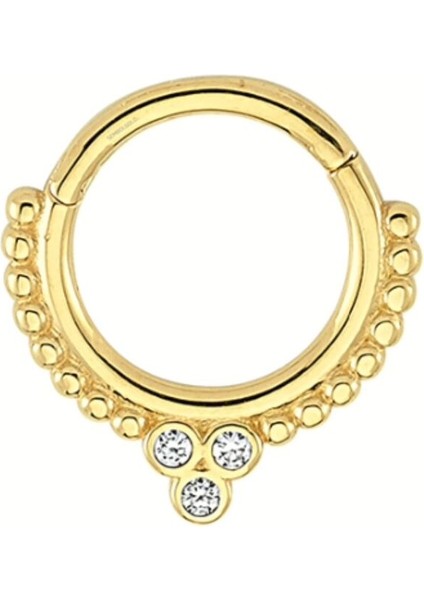 Altın Halka Piercing Cemre 14 Ayar