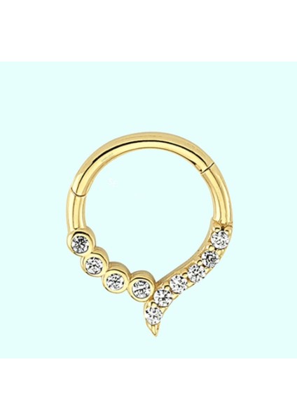 Altın Halka Piercing Suyolu 14 Ayar