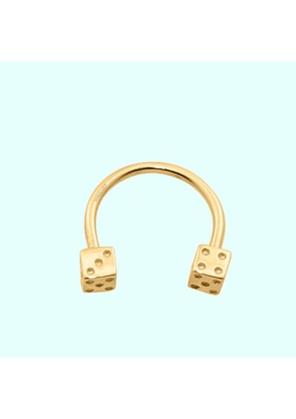 Altın Burun Hızma Piercing 14 Ayar Zar