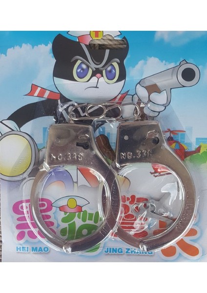 Oyuncak Metal Çocuk Polis Kelepçesi Gösteri Amaçlı