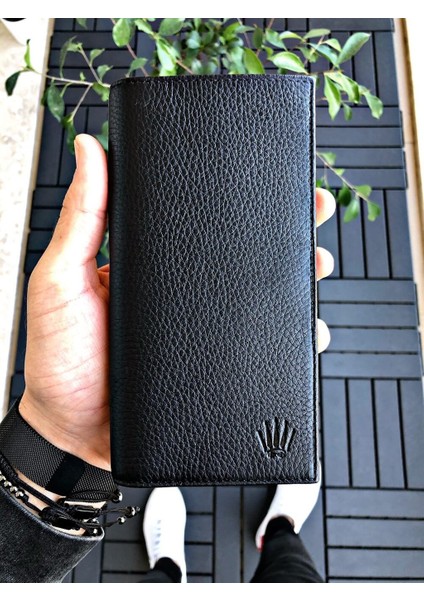 Parıs Black Deri Telefon Cüzdanı
