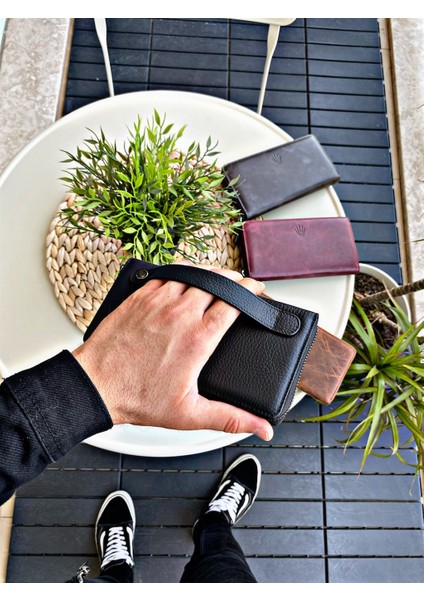Tokyo Floter Black Deri Telefon Cüzdanı