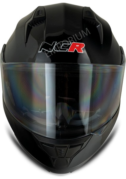 Icon Çene Açılır Parlak Siyah Kask fiyatları