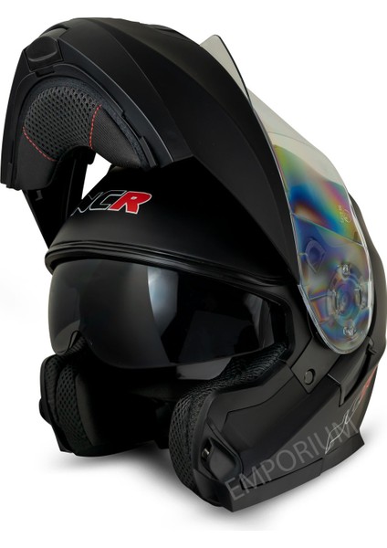 Icon Çene Açılır Mat Siyah Kask modelleri