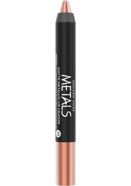 Metals Matte Metallic Lip Crayon Ruj No 10