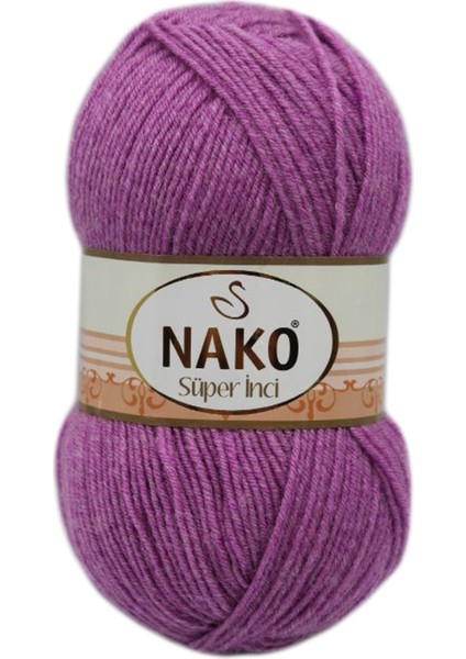 Süper Inci El Örgü Ipi 100 gr Eflatun 23315