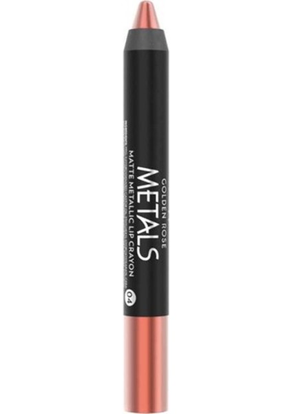 Metals Matte Metallic Lip Crayon Ruj No 04