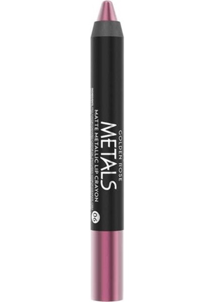 Metals Matte Metallic Lip Crayon Ruj No 06