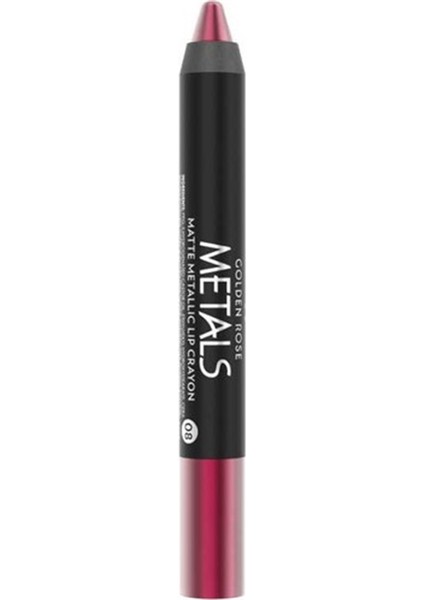 Metals Matte Metallic Lip Crayon Ruj No 08