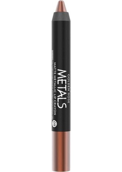 Metals Matte Metallic Lip Crayon Ruj No 09
