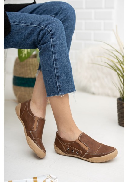 Ortapedik Ped Kadın Taba Kot Ayakkabı fiyatları