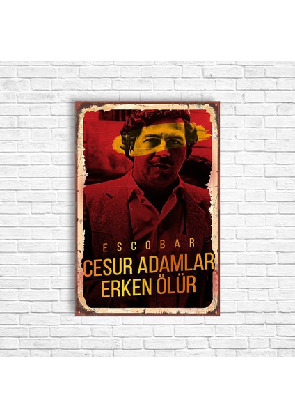 Pablo E.gaviria Retro Ahşap Poster