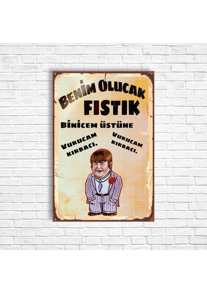 Yeşilçam Retro Ahşap Poster