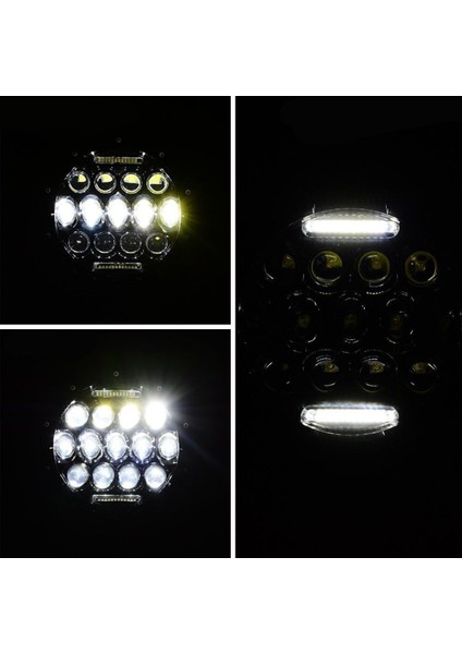 Kübel Drl Motosiklet / Off Road / Otomobil LED Farı Tekli modelleri