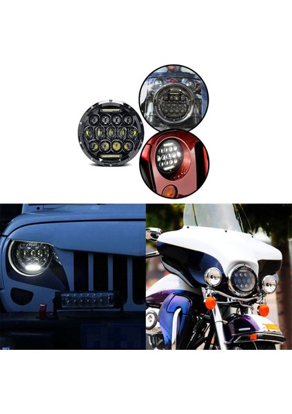 Kübel Drl Motosiklet / Off Road / Otomobil LED Farı Tekli fırsatları