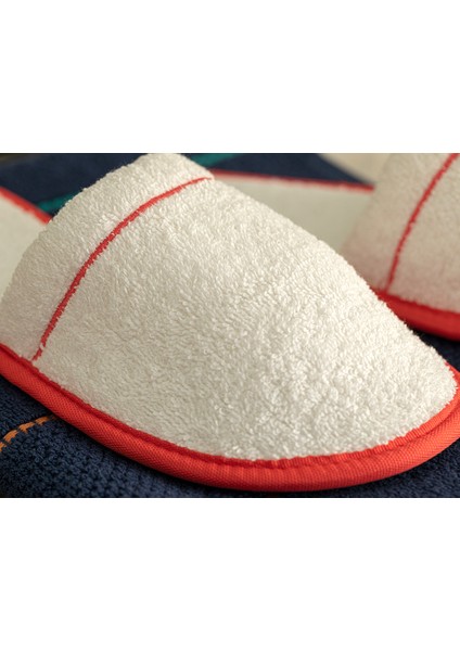 Colourful Pamuk Biyeli Banyo Terliği 36-40 Kiremit modelleri