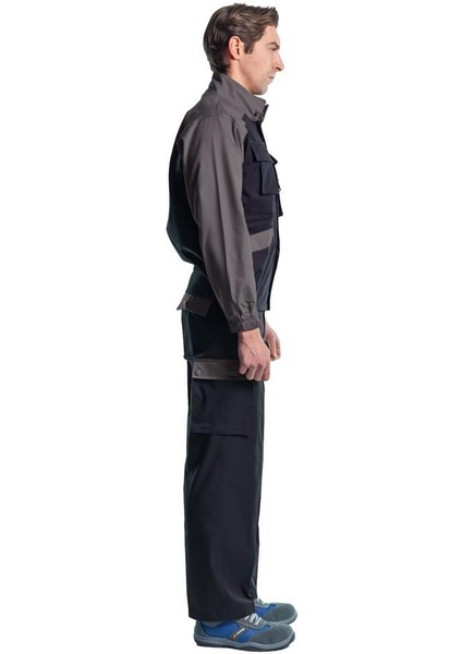 , Mont Takım, Lacivert-Gri -90E274- Iş Takımı-Iş Elbisesi