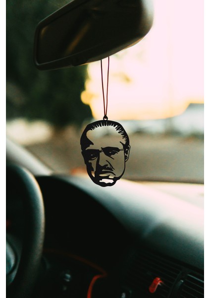 Araba Süsü Metal Godfather Vito Corleone Dikiz Aynası Süsü Hediyelik