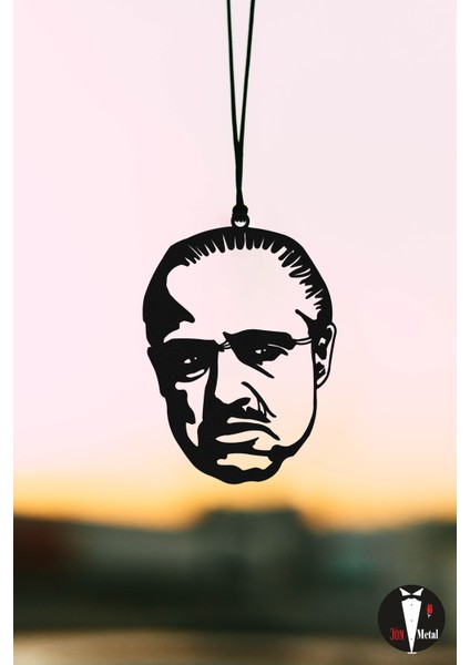 Araba Süsü Metal Godfather Vito Corleone Dikiz Aynası Süsü Hediyelik modelleri