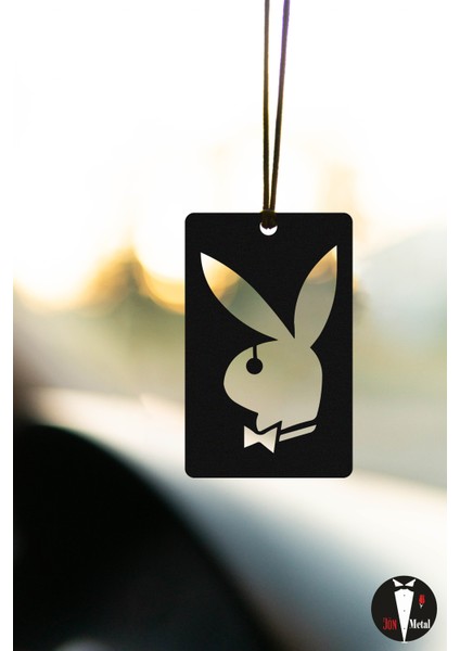 Araba Süsü Metal Playboy Tavşandikiz Aynası Süsü Hediyelik