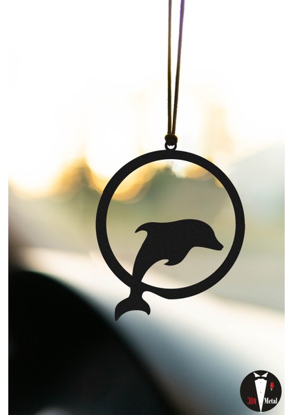 Araba Süsü Metal Minimal Yunus Dikiz Aynası Süsü Hediyelik fiyatları