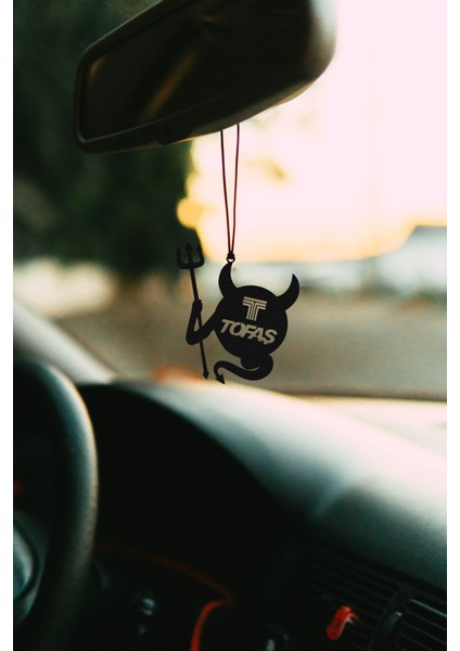 Araba Süsü Metal Tofaş Şeytan Dikiz Aynası Süsü Hediyelik