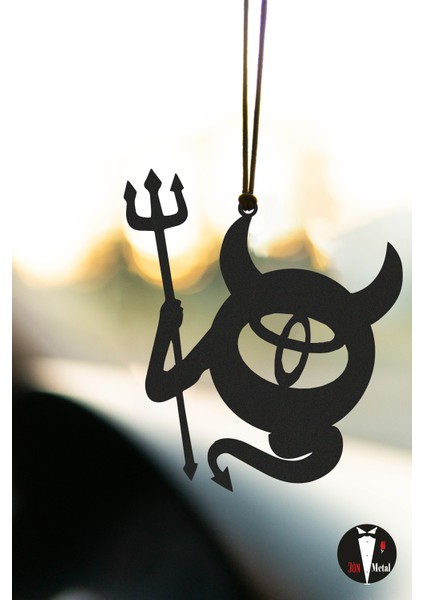 Araba Süsü Metal Toyota Şeytan Dikiz Aynası Süsü Hediyelik fiyatları