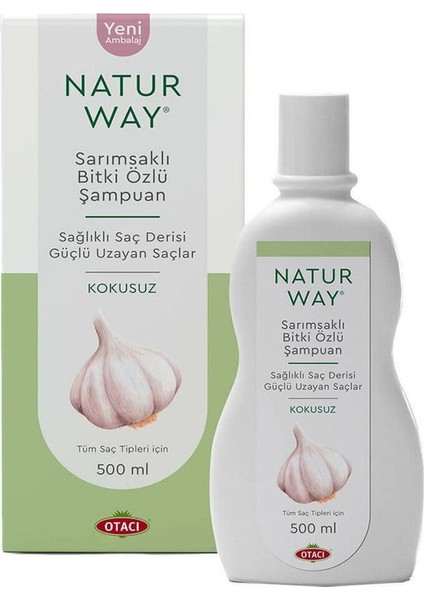 Otacı Naturway Sarımsaklı Bitkisel Şampuan 500ML