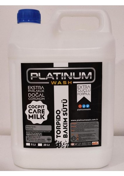 Platınum Wash Delux Torpido Parlatıcı 5l