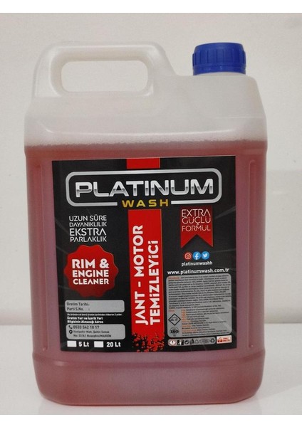 Platınum Wash Delux Jant-Motor Temizleyici 5l