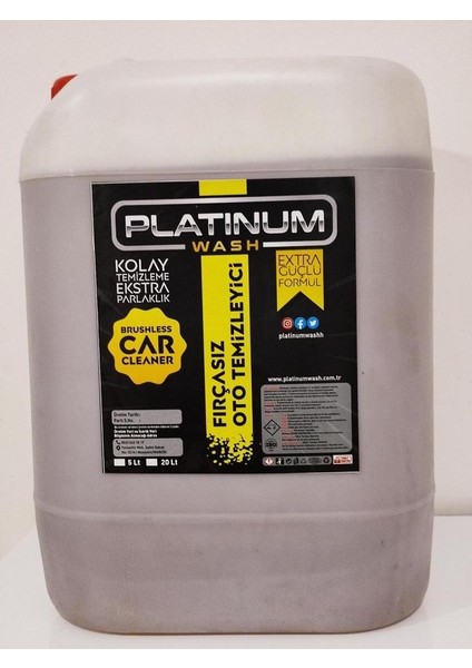 Platınum Wash Delux Cilalı Fırçasız Oto Yıkama Şampuanı
